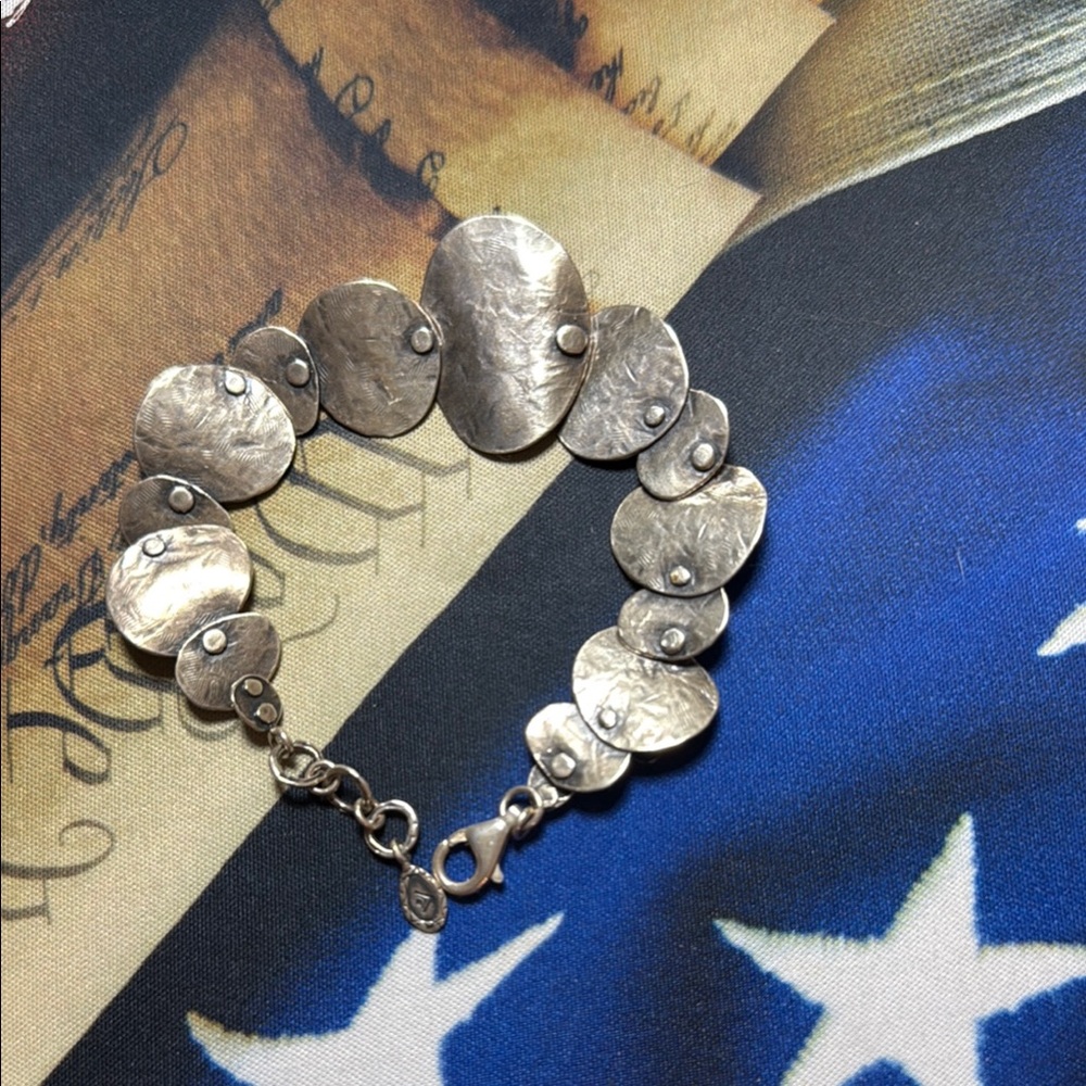 Silpada Sterling Silver Vintage 7 1/2”-8” Bracelet